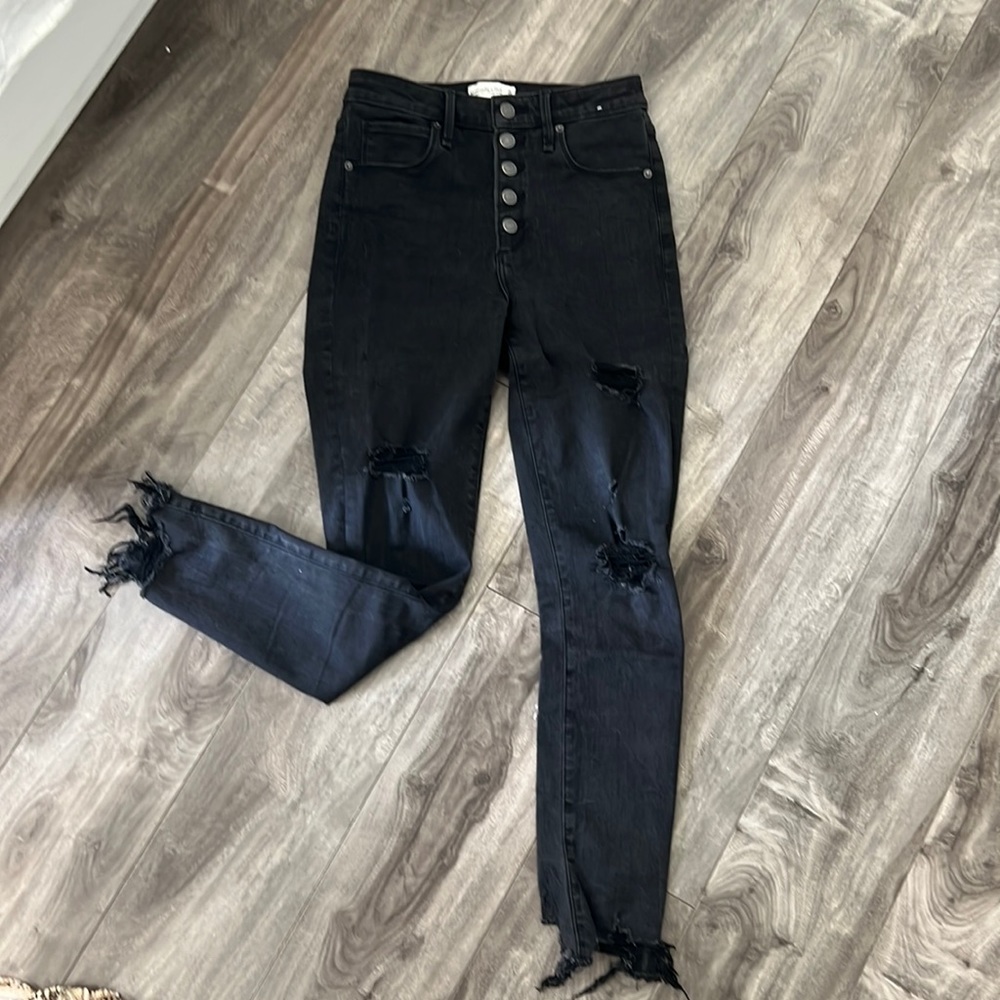 Abercrombie & Fitch High Rise Super Skinny Ankle Love Curve 26